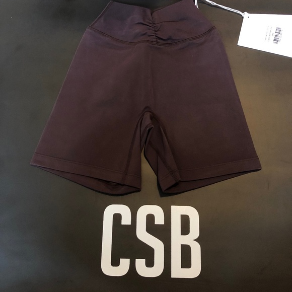 CROP SHOP BOUTIQUE FORM GATHER WAIST SHORTS 5" - Picture 1 of 4